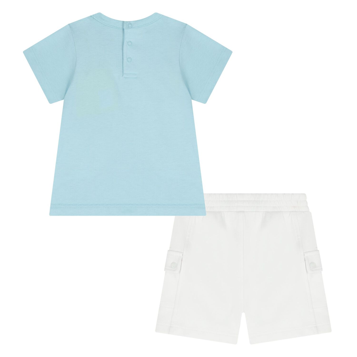 Younger Blue & White Bag Shorts Set, 2, hi-res