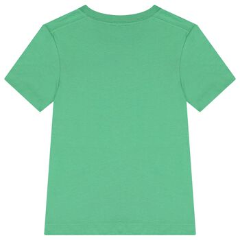 Boys Green Logo T-Shirt