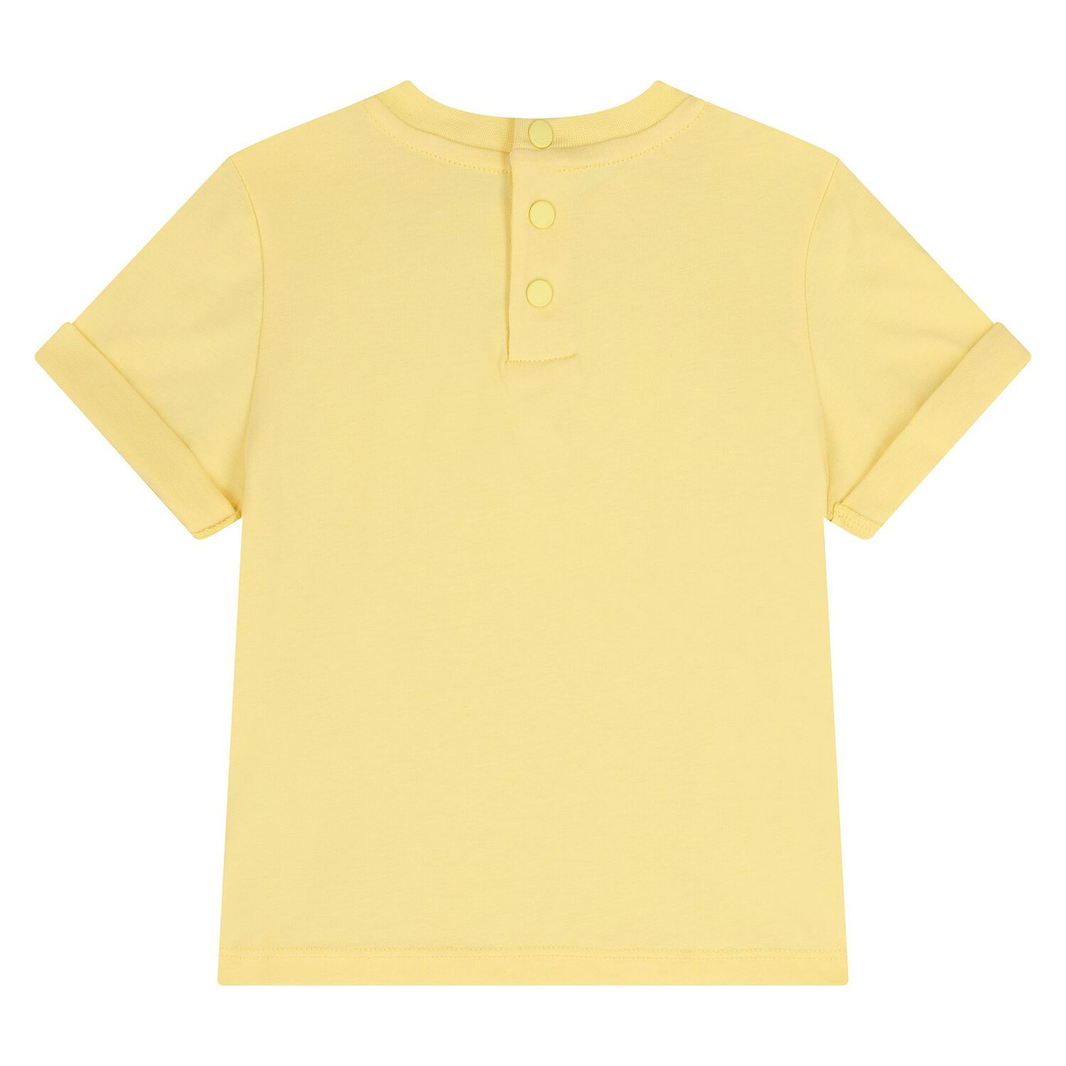 Younger Boys Yellow Logo T-Shirt, 2, hi-res