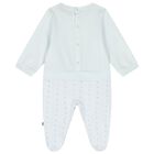 Baby Boys Blue Teddy Bear Babygrow, 2, hi-res