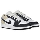 Black, White & Ivory Air Jordan 1 Low Trainers, 4, hi-res