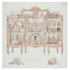 Baby Girls White & Pink Doll House Swaddle Carré Blanket, 1, hi-res