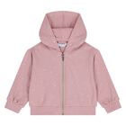 Younger Girls Ivory & Pink Cat 3 Piece Tracksuit, 2, hi-res