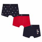 Boys Blue & Red Boxer Shorts, 1, hi-res