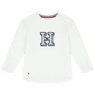 Baby Boys White Logo Tracksuit, 1, hi-res