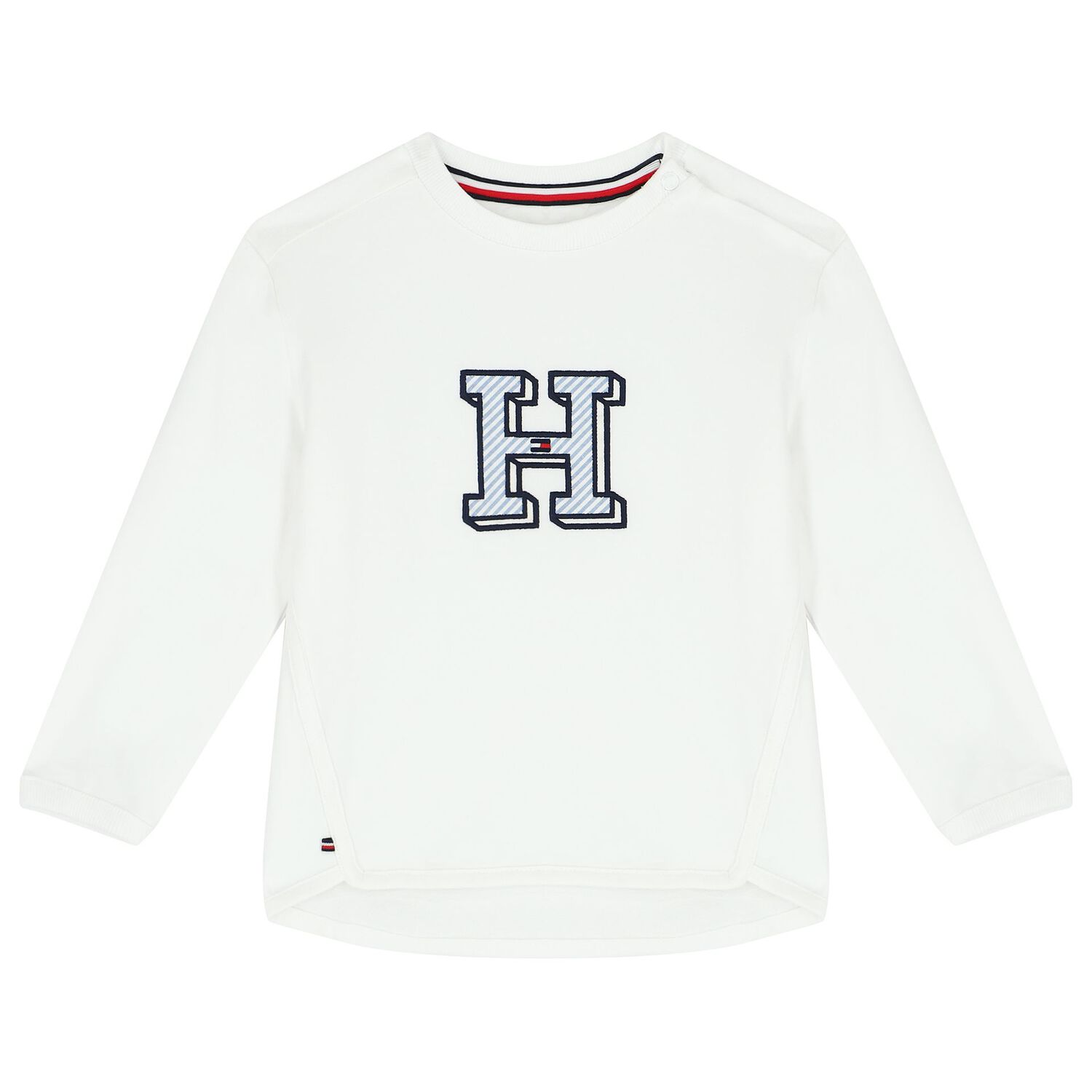 Baby Boys White Logo Tracksuit, 1, hi-res