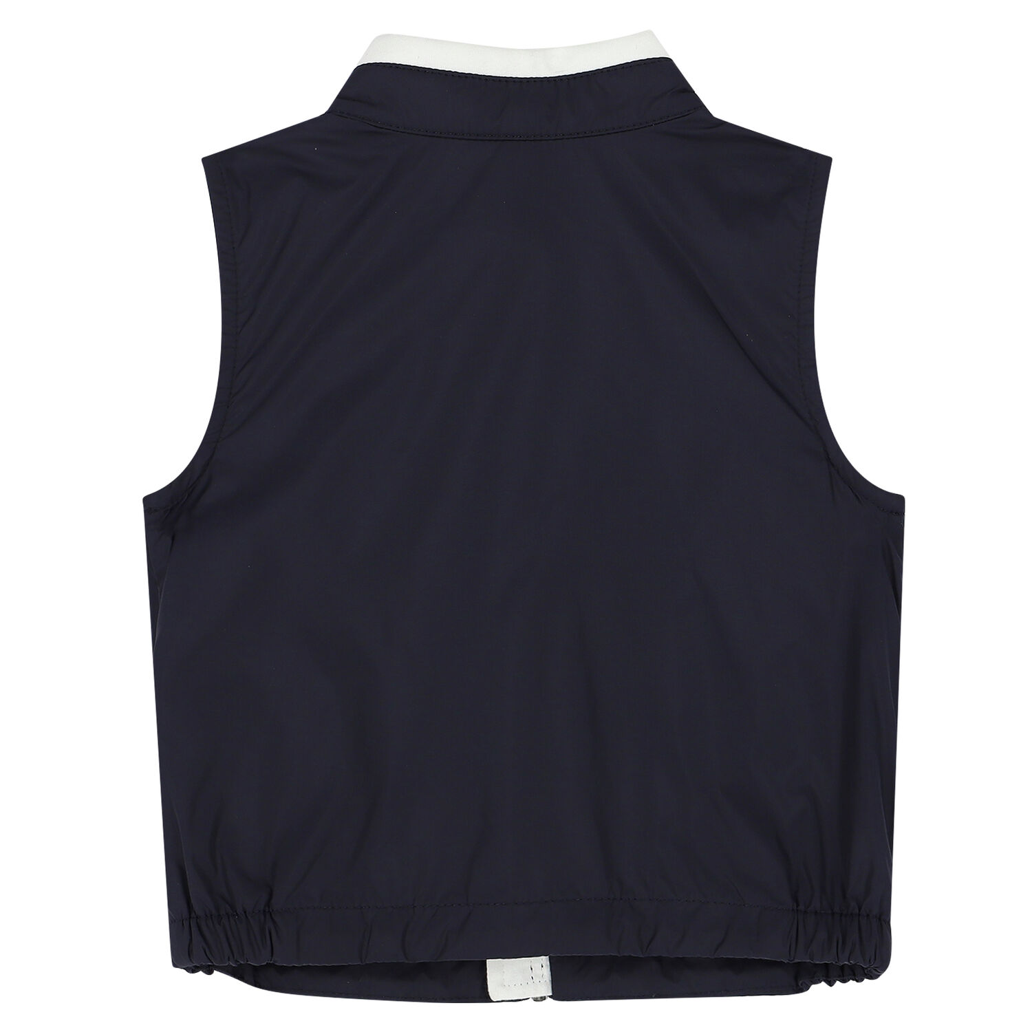 Younger Boys Navy Logo Gilet, 1, hi-res