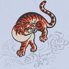 Younger Boys Blue Tiger Long Sleeve Top, 1, hi-res