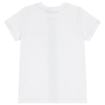 Boys White Logo T-Shirt