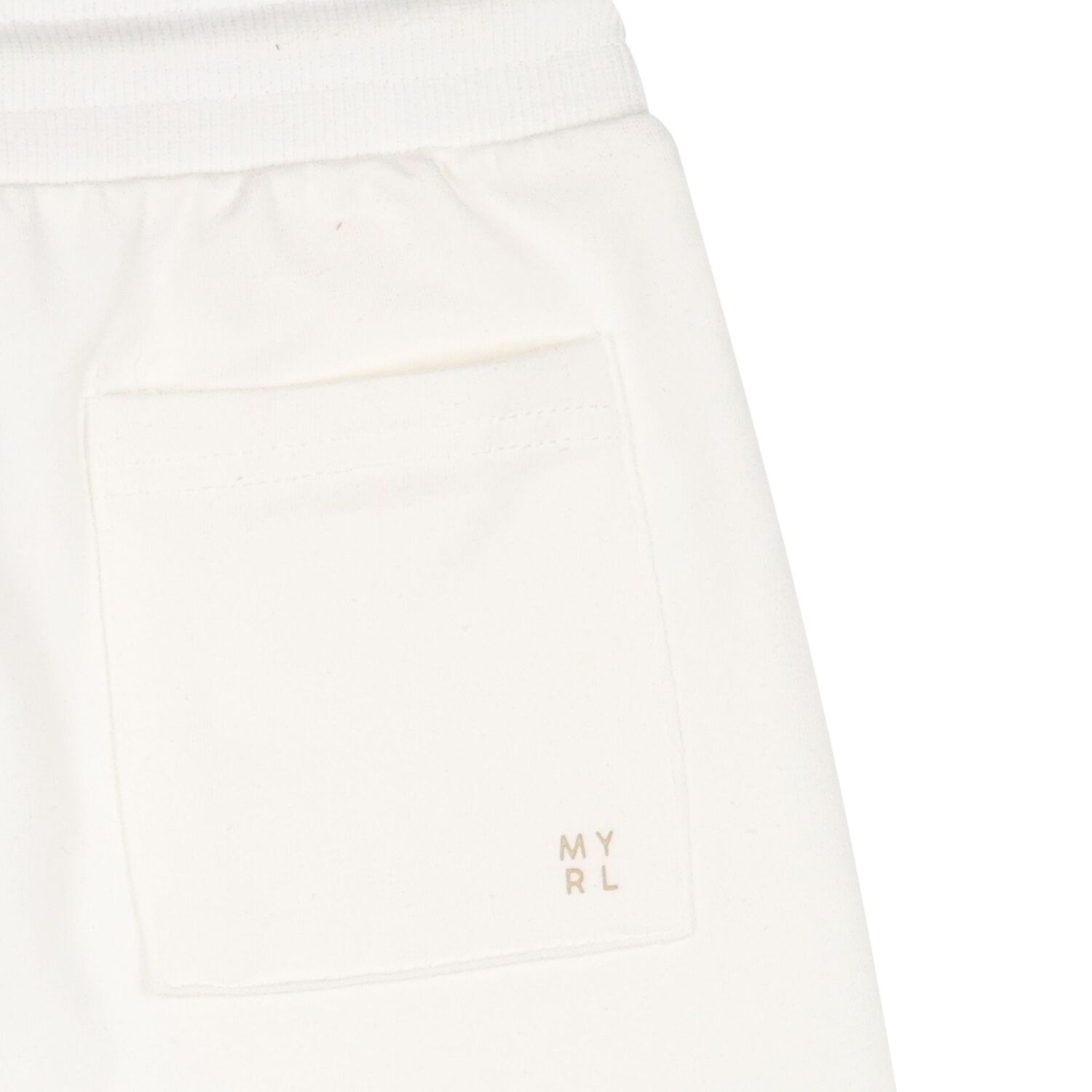 Boys White Logo Shorts, 5, hi-res