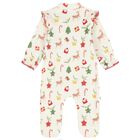 Baby Girls Ivory Babygrow Set, 1, hi-res