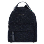 Girls Navy Logo Backpack, 1, hi-res