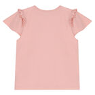 Girls Pink Sequin T-Shirt, 2, hi-res