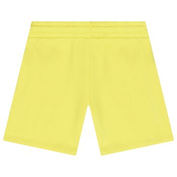 Younger Boys Yellow Logo Shorts