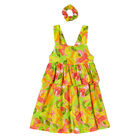 Girls Pink & Yellow Dress Set, 1, hi-res