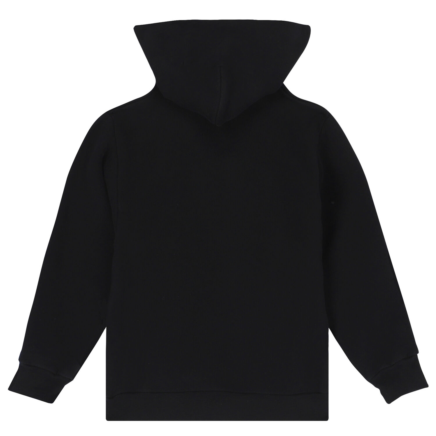 Black Logo Hooded Top, 1, hi-res