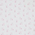 Baby Girls White & Pink Teddy Bear Reversible Blanket, 1, hi-res