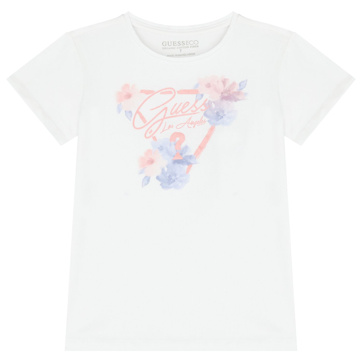 Girls White Logo T-Shirt, 1, hi-res image number null