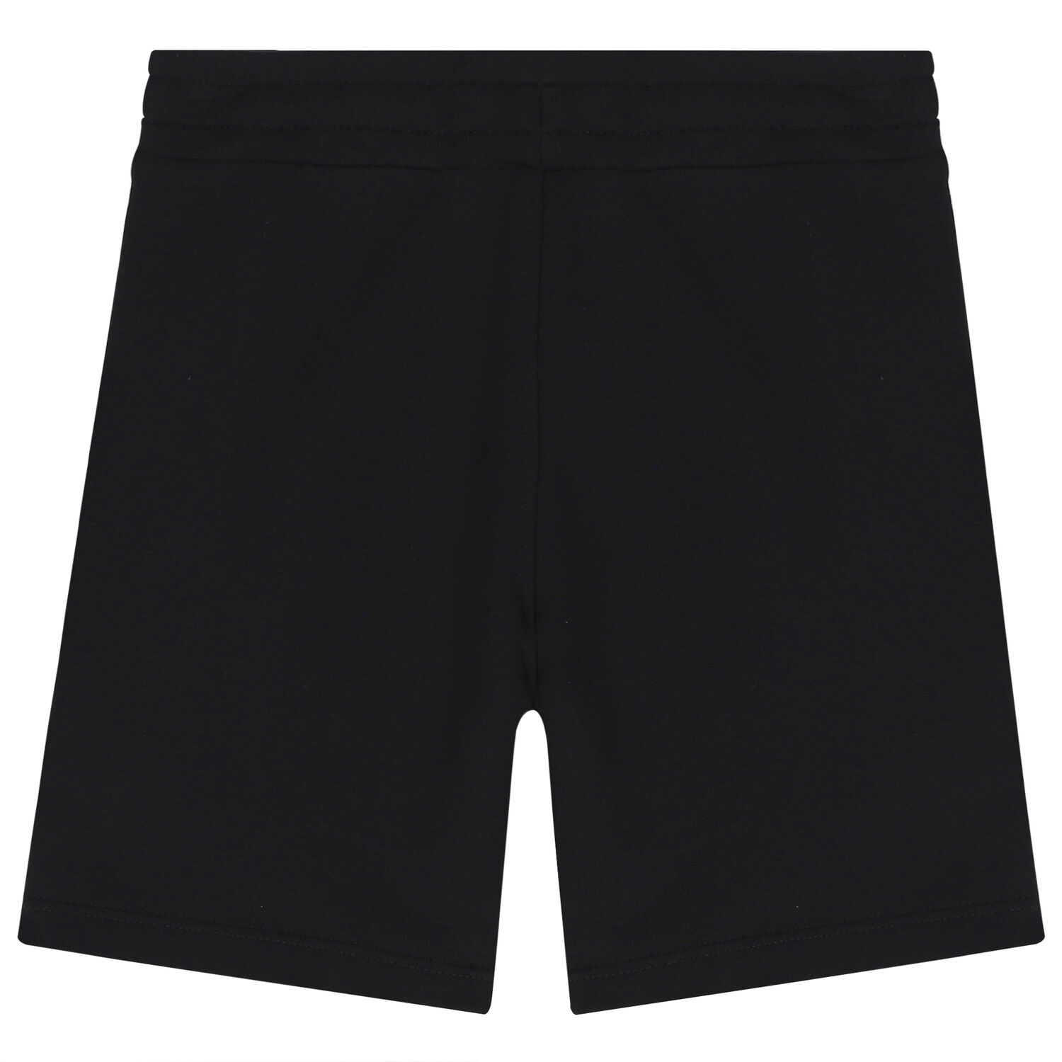 Boys Black Logo Shorts, 1, hi-res
