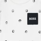 Baby Boys White & Black Bodysuit Set, 1, hi-res