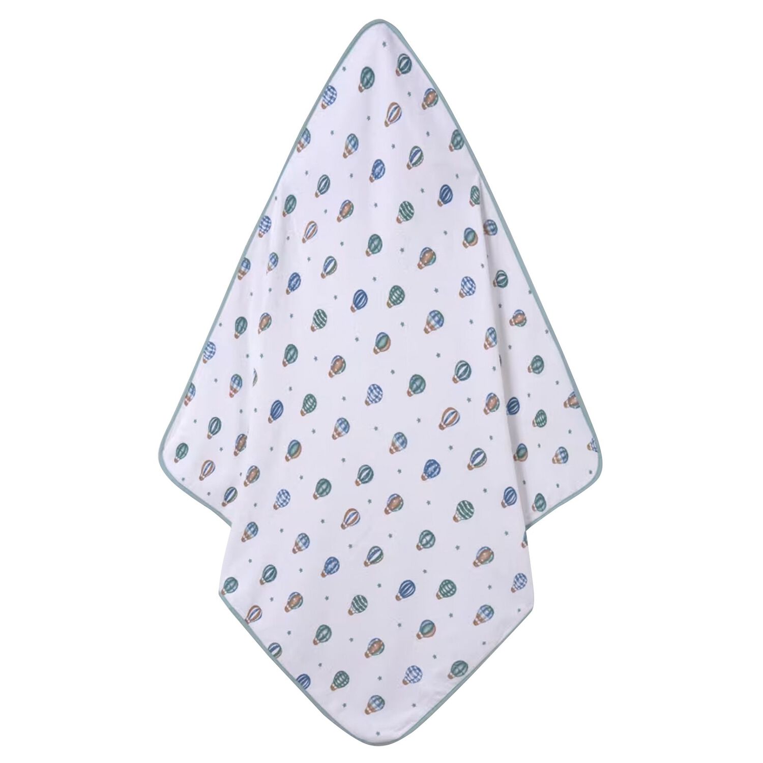 Baby Boys White Hooded Towel, 1, hi-res image number null