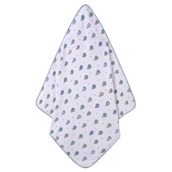 Baby Boys White Hooded Towel