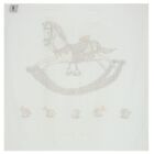 Ivory Rocking Horse Swaddle Blanket, 1, hi-res