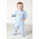 Boys Blue Striped Socks, 1, hi-res