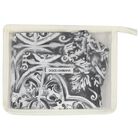 Boys Black & White Majolica Swim Shorts, 1, hi-res