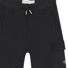 Boys Black Logo Joggers , 1, hi-res
