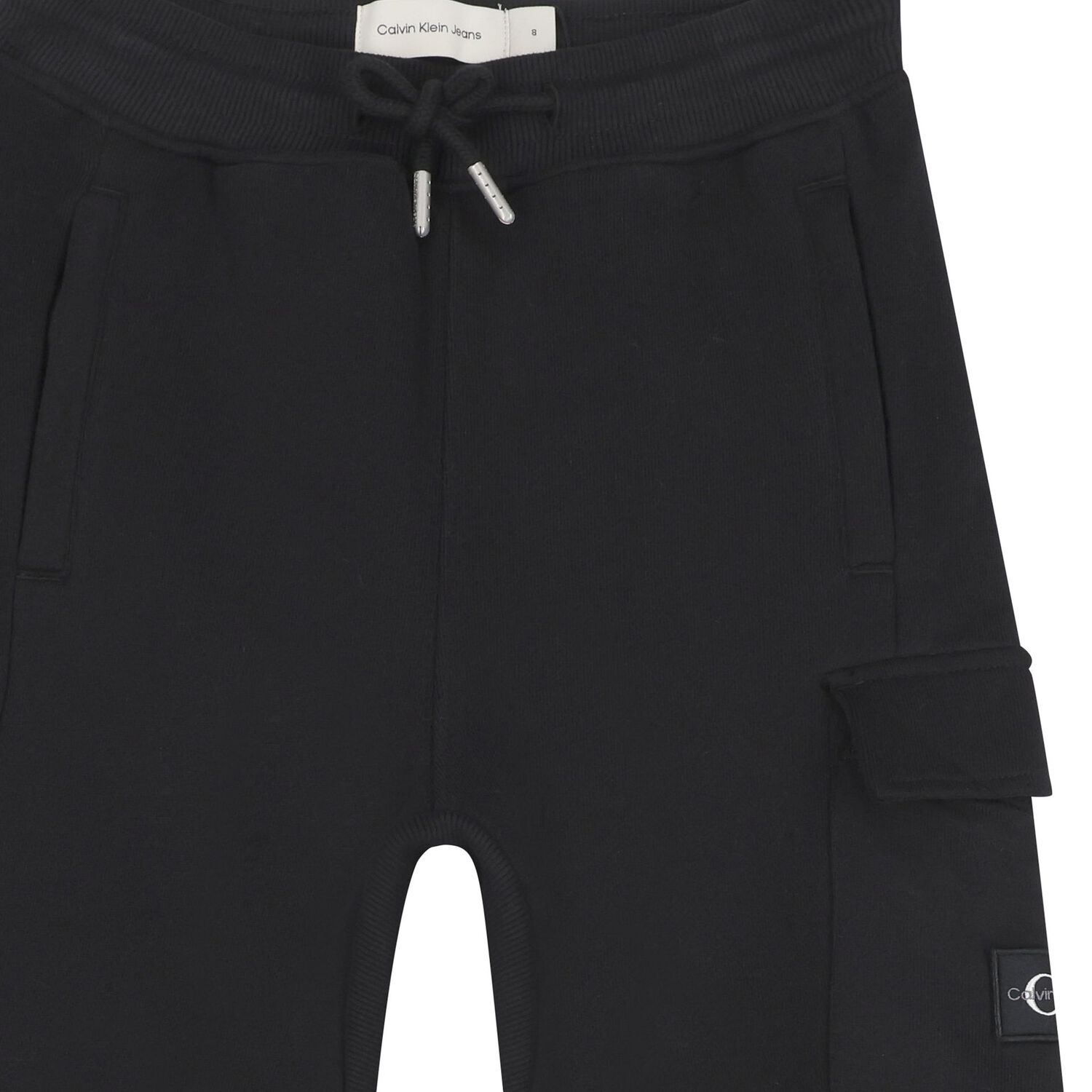 Boys Black Logo Joggers , 1, hi-res