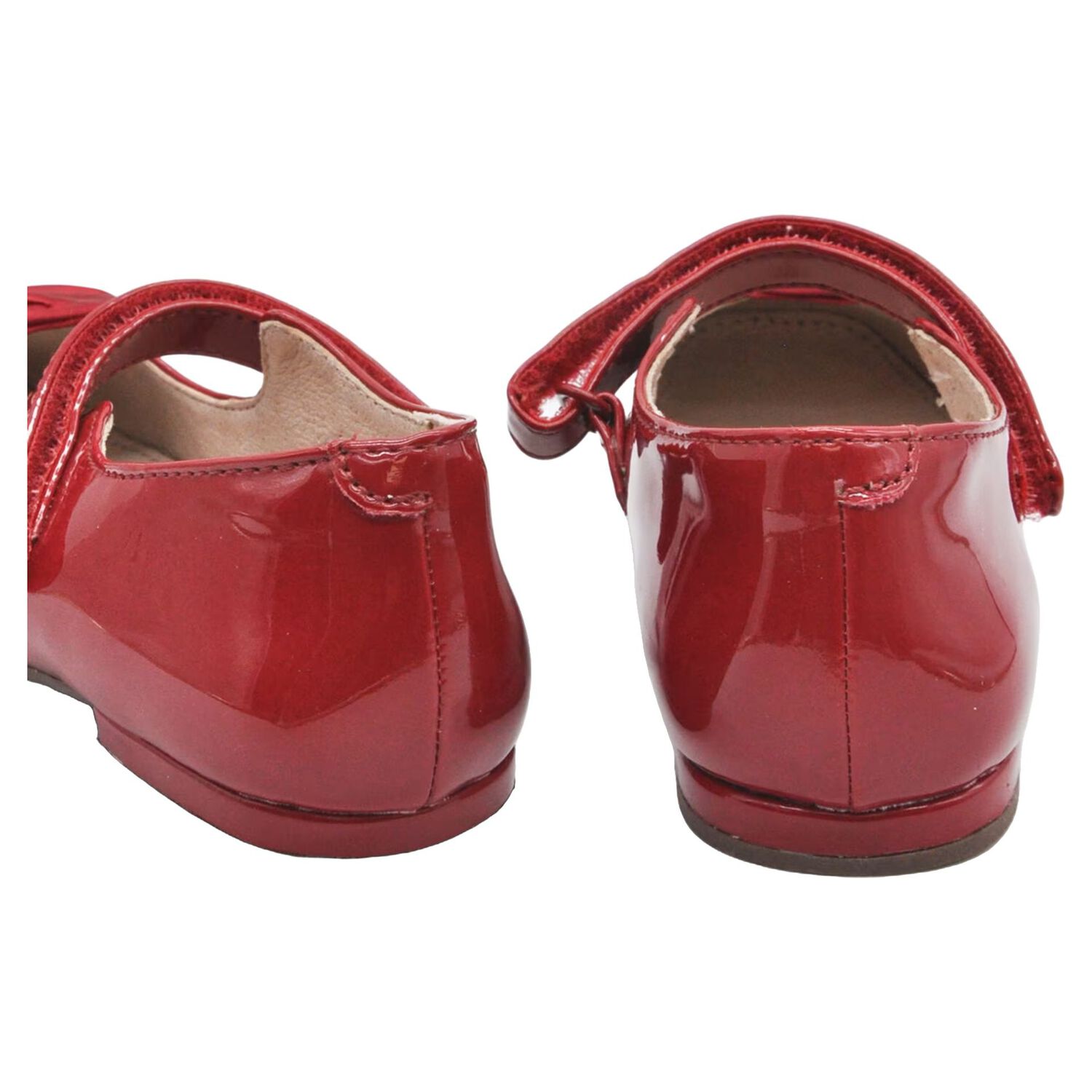 Younger Girls Red Patent Leather Shoes, 1, hi-res