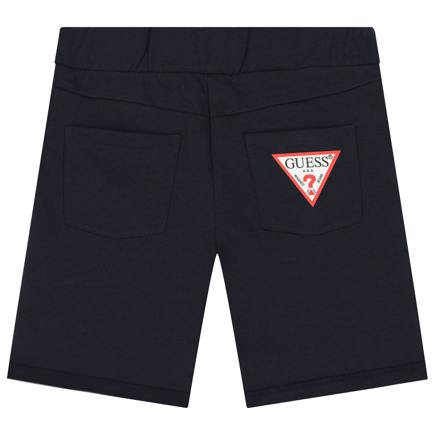 Boys Navy Blue Logo Shorts Set, 2, hi-res