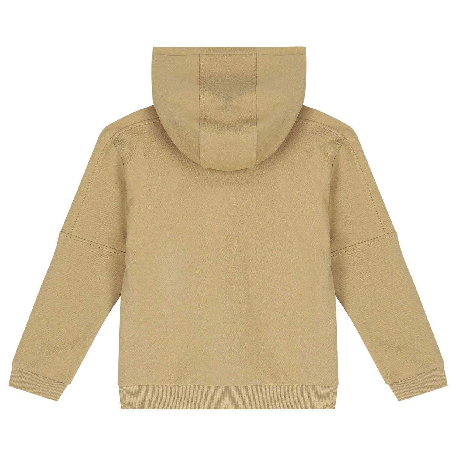 Boys Beige Hooded Top, 1, hi-res