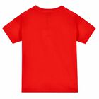 Girls Red Tiger Logo T-Shirt, 1, hi-res