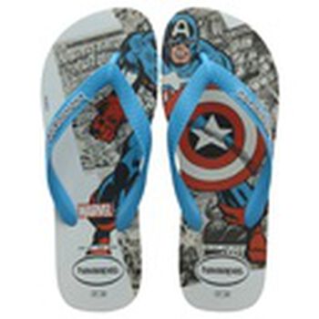 Boys Blue Captain America Flip Flops