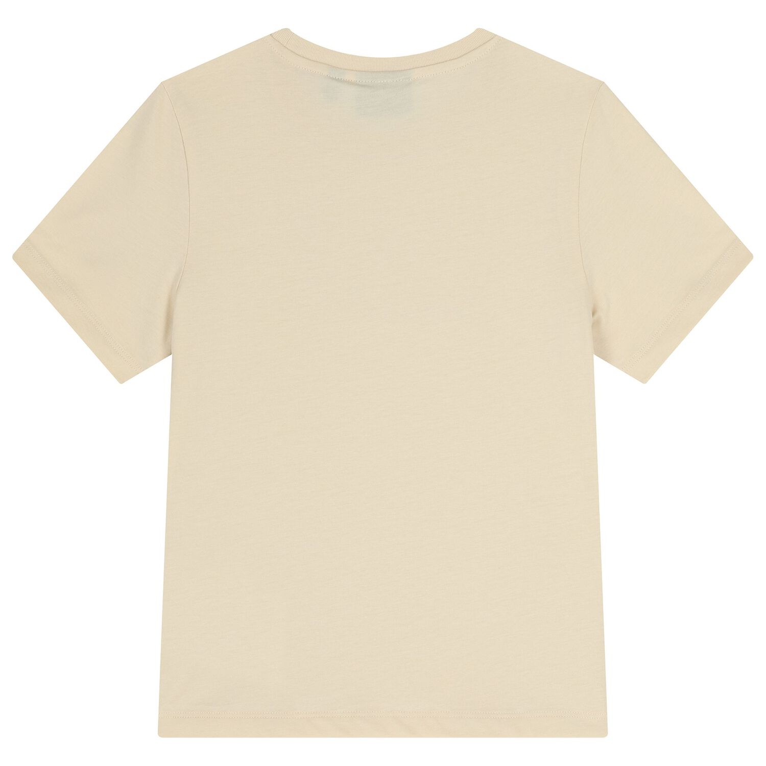 Boys Beige Logo T-Shirt, 1, hi-res