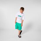 Boys White Logo T-Shirt, 1, hi-res