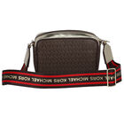 Girls Brown & Gold Logo Shoulder Bag, 1, hi-res