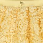 Girls Yellow Flower Tulle Skirt, 1, hi-res