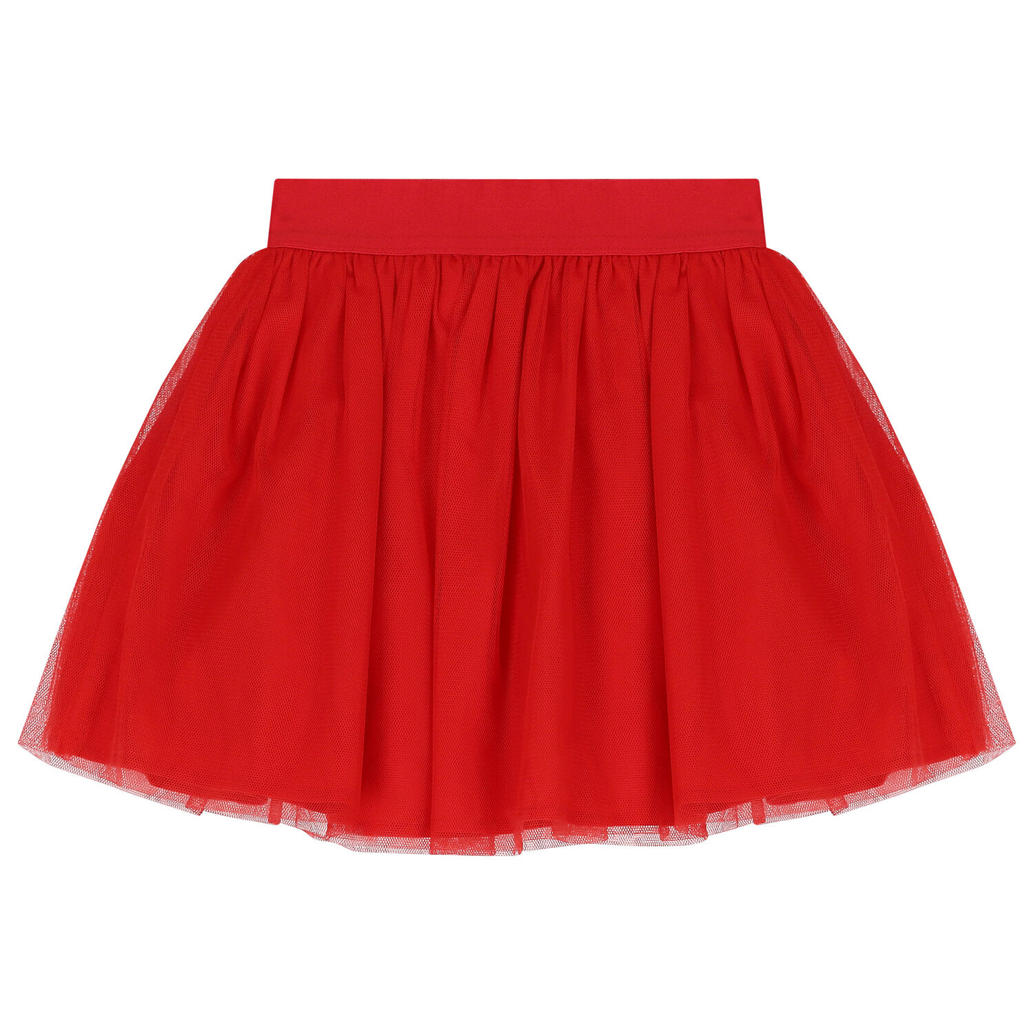 Girls Ivory & Red Tulle Skirt Set, 1, hi-res