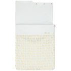 White & Gold Logo Baby Nest, 1, hi-res