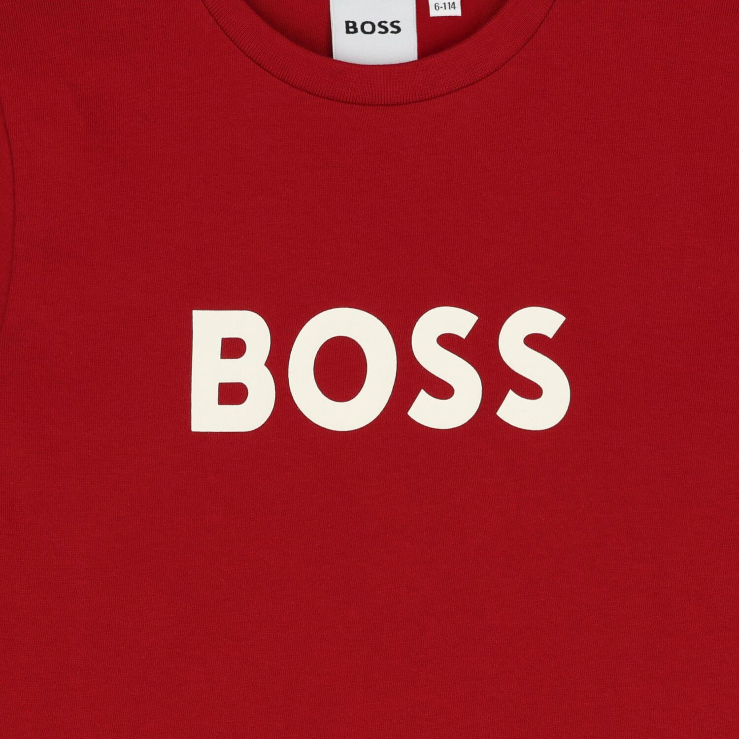 Boys Red Logo T-Shirt, 3, hi-res