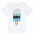 Boys White Pop-Sickle T-Shirt, 1, hi-res