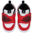 Black, Red & White Sky Jordan 1 Trainers, 4, hi-res