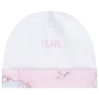 Baby Girls White & Pink Geo Map Babygrow Gift Set, 3, hi-res