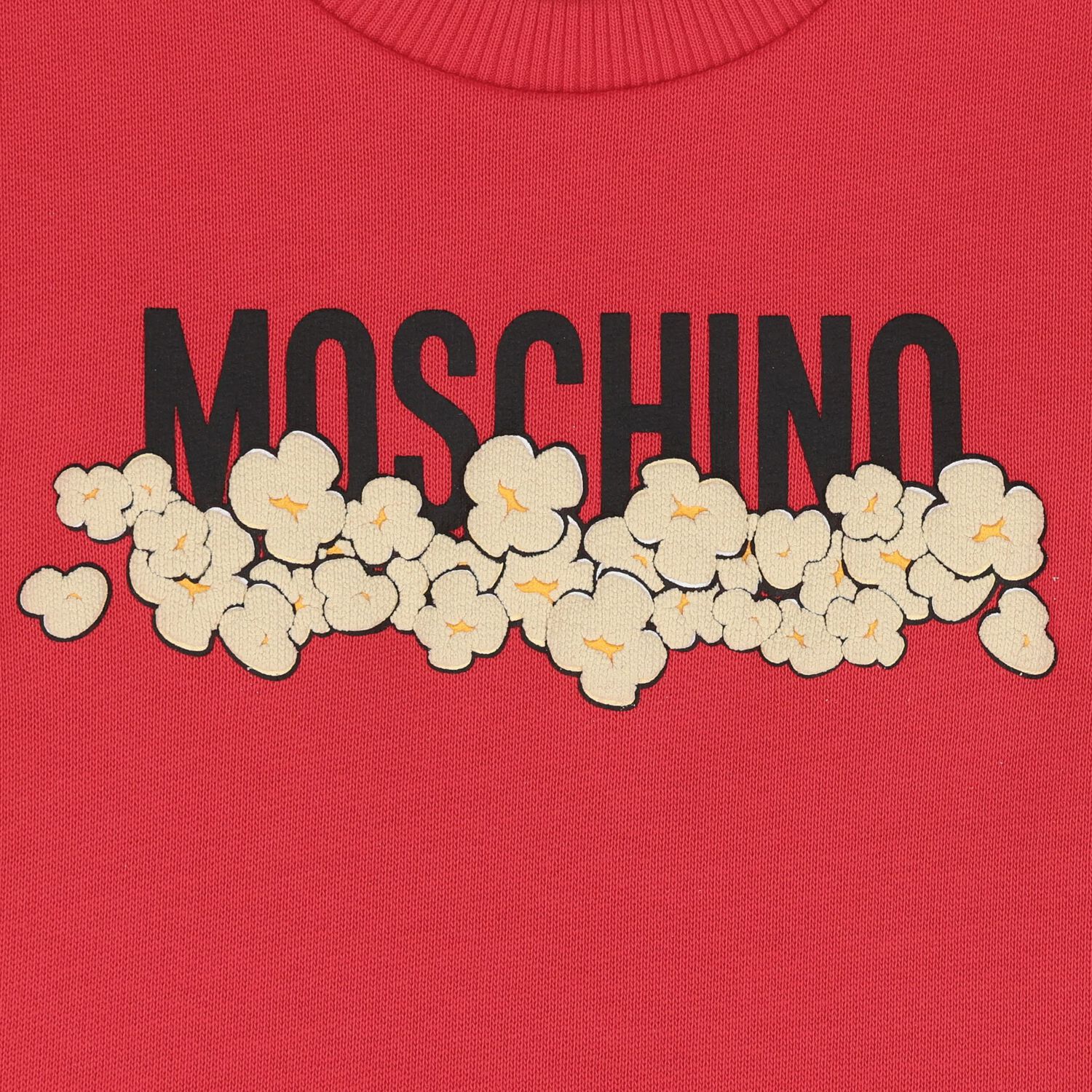 Younger Girls Red Popcorn Logo Dress, 1, hi-res