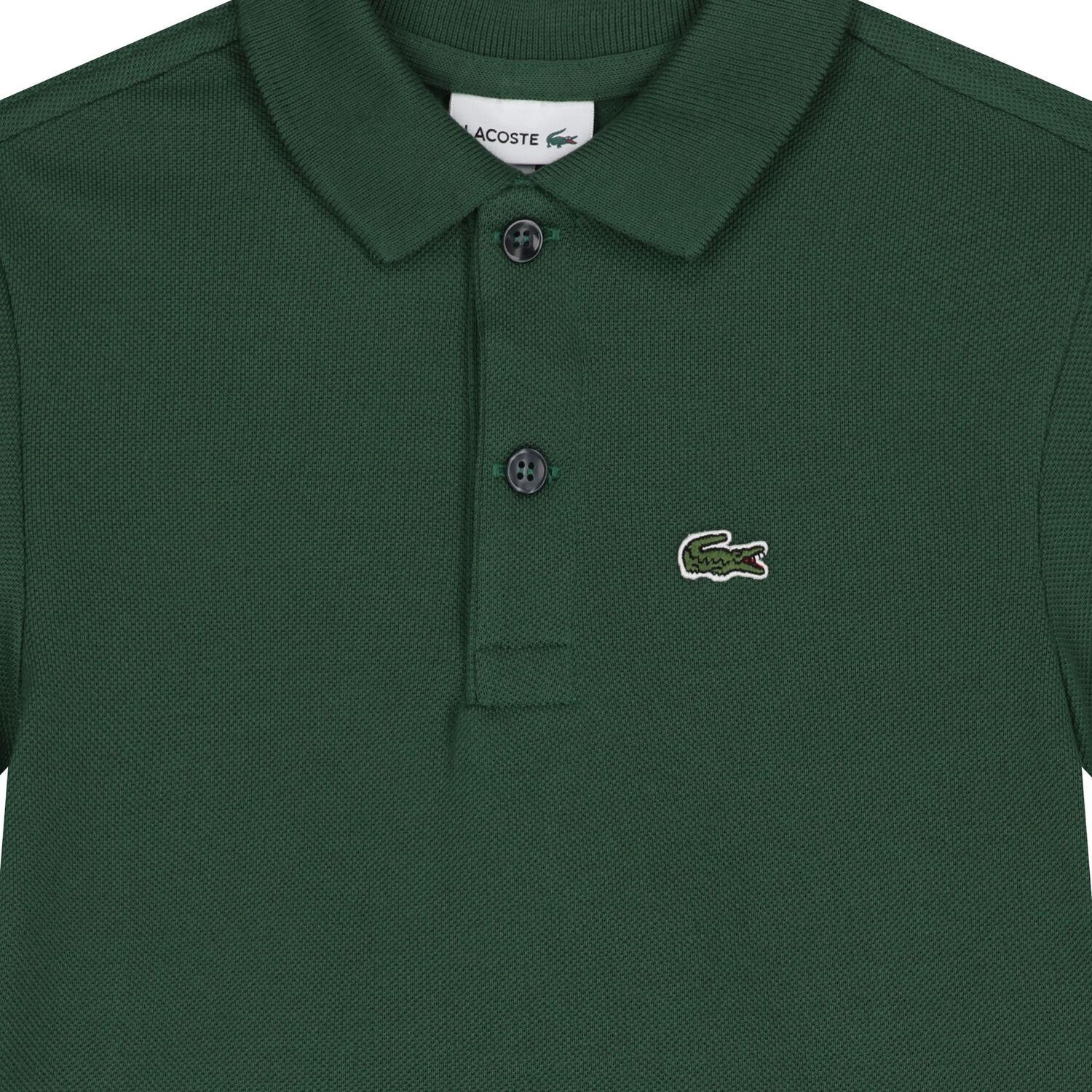 Boys Green Logo Polo Shirt, 6, hi-res