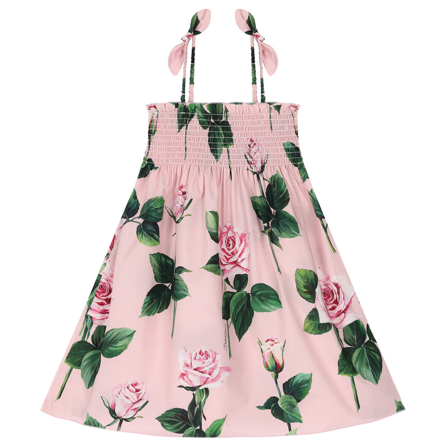 Girls Pink Roses Dress, 1, hi-res image number null