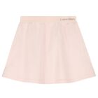 Girls Pink Jersey Flared Skirt, 1, hi-res